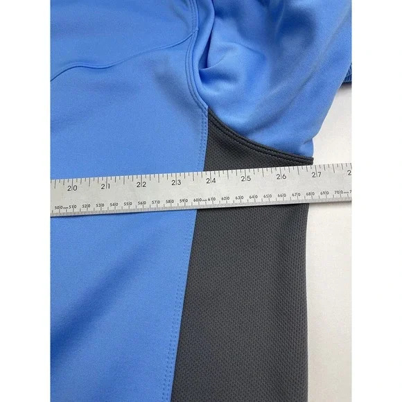 NIKE GOLF Fit 1/4 Zip Pullover Fleece Tour Performance Blue Mens 2XL NWT - Picture 9 of 13